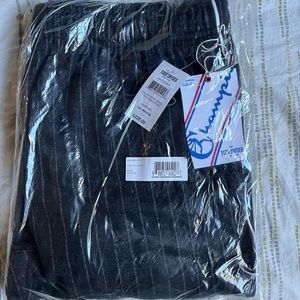 Todd Snyder x Champion Chalk Stripe Wool Piped Sweatpants